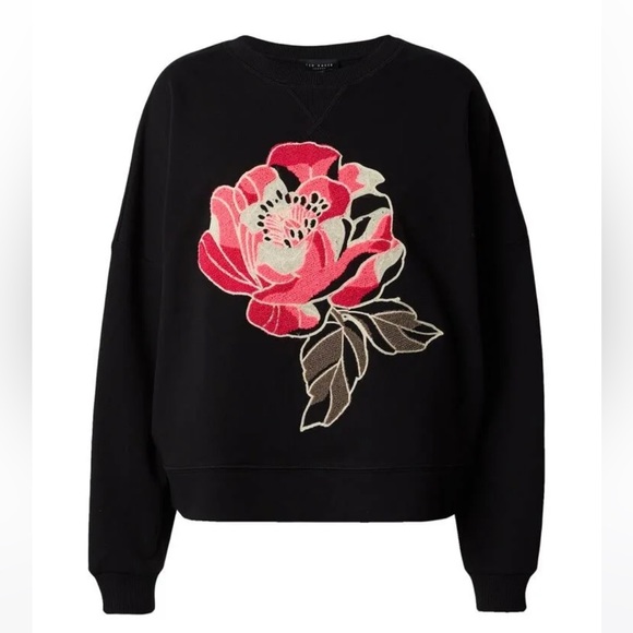 New! Ted Baker Adilinn Sweatshirt - Picture 4 of 6